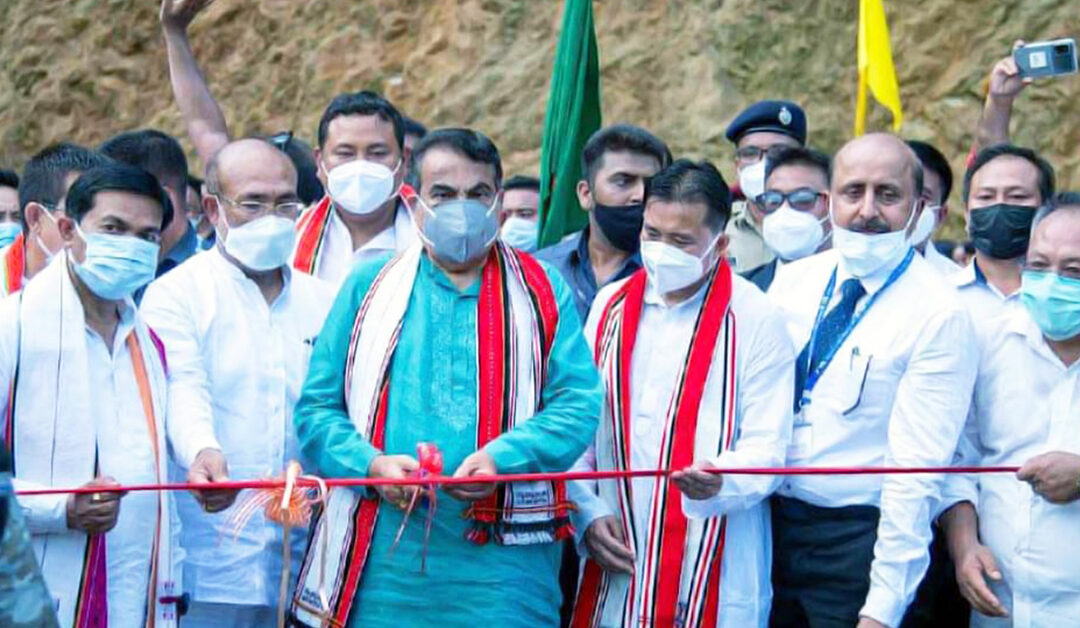 Gadkari Lays Foundation Stone For 16 National Highway Projects In Manipur Amounting To ₹4,148 Cr.