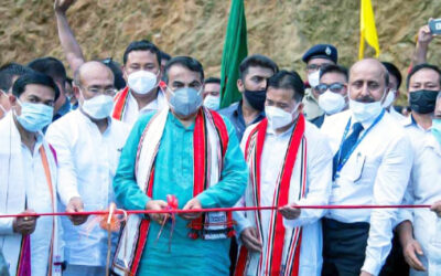 Gadkari Lays Foundation Stone For 16 National Highway Projects In Manipur Amounting To ₹4,148 Cr.