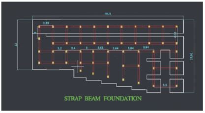 Comparison Of Raft Foundation And Strap Beam Foundation In RCC Tall Structures