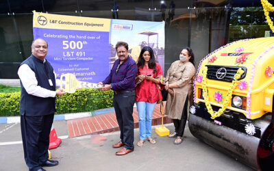 L&T Delivers 500th Mini Compactor – L&T 491
