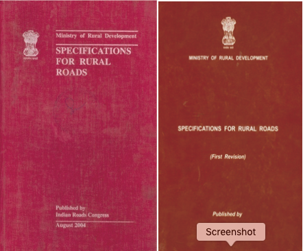 Major Changes Incorporated in First Revision of MORD Specifications for Rural Roads and  their Impact