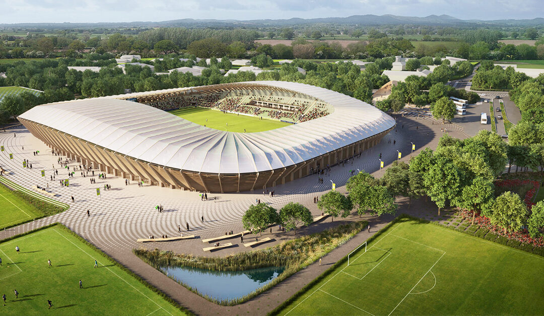 World’s First All-Timber Football Stadium Wins Approval