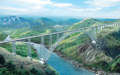 Arch Bottom Of The World’s Tallest Bridge Over Chenab Connected  By Indian Railways