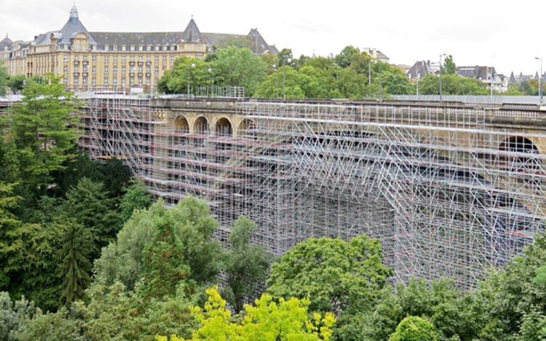 Layher Allround Scaffolding Systems Ideal For Bridge Modernization