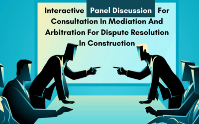 Interactive Panel Discussion For Consultation In Mediation And Arbitration For Dispute Resolution In Construction